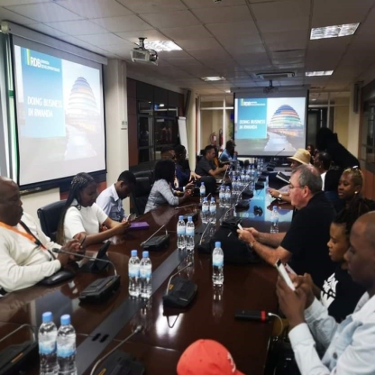 MaZo Connect Business delegates with the RDB officials