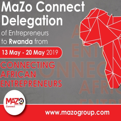 MaZo Connect Entrepreneurs Invitation Poster. 