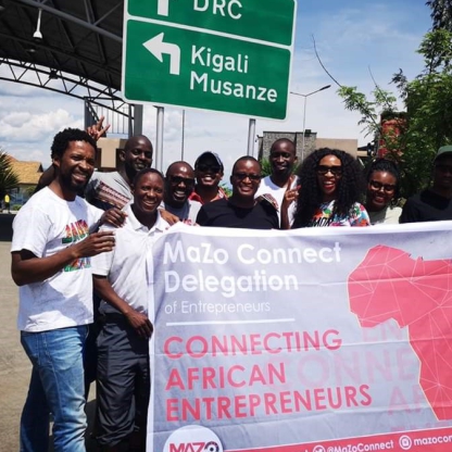 MaZo Connect Entrepreneurs at the Rwanda and DRC border. 