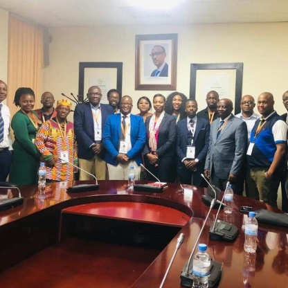 MaZo Connect Entrepreneurs meeting with officials from Development Bank of Rwanda.