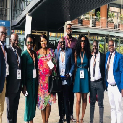 MaZo Connect Entrepreneurs at the Africa ICT summit at the Kigali Convention Centre
